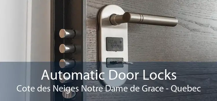 Automatic Door Locks Cote des Neiges Notre Dame de Grace - Quebec