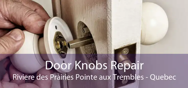 Door Knobs Repair Riviere des Prairies Pointe aux Trembles - Quebec