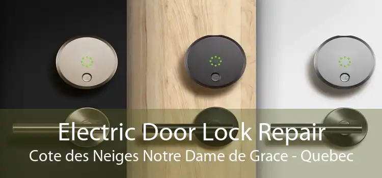 Electric Door Lock Repair Cote des Neiges Notre Dame de Grace - Quebec