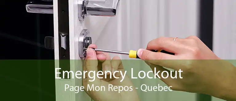 Emergency Lockout Page Mon Repos - Quebec
