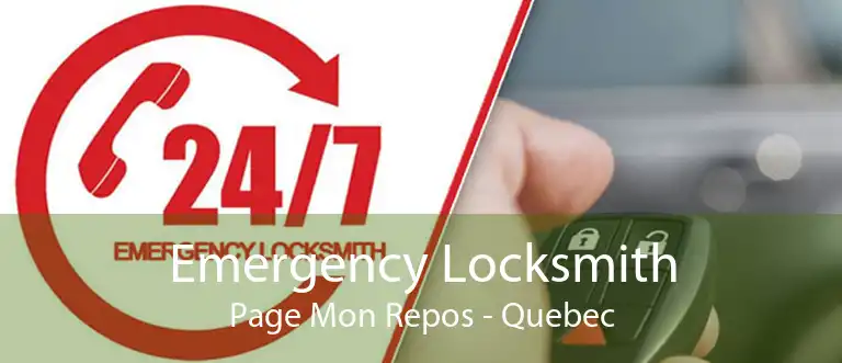 Emergency Locksmith Page Mon Repos - Quebec