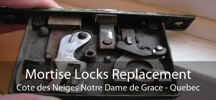 Mortise Locks Replacement Cote des Neiges Notre Dame de Grace - Quebec