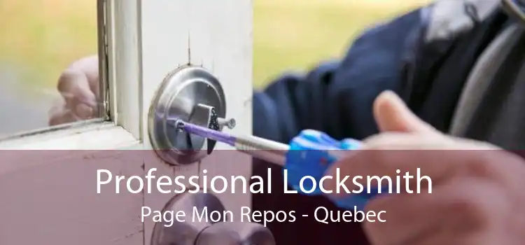 Professional Locksmith Page Mon Repos - Quebec