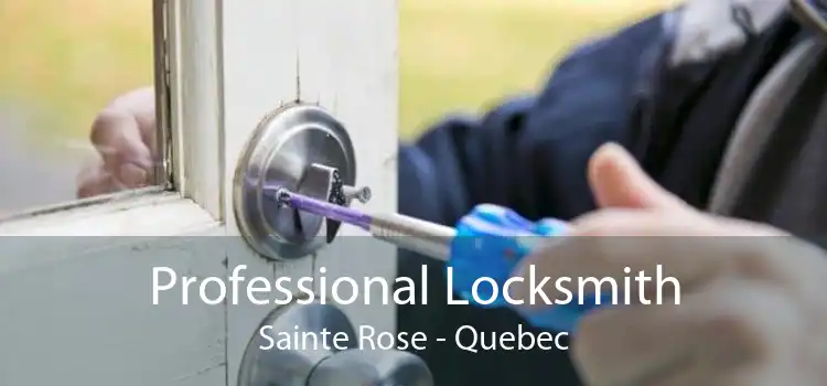 Professional Locksmith Sainte Rose - Quebec