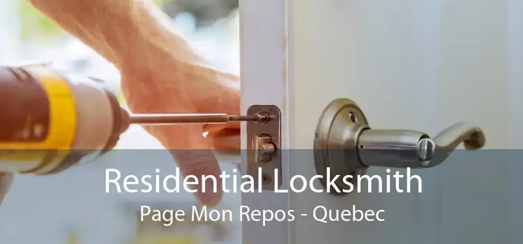 Residential Locksmith Page Mon Repos - Quebec